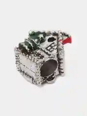 Серый меланж шармы, бусины для создания украшений