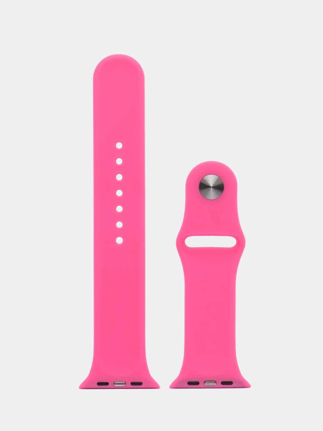 Розовый ремешок для часов Apple Watch X22 Pro, X7, X7 Pro, T200 Plus, M16, HW22, силиконовый