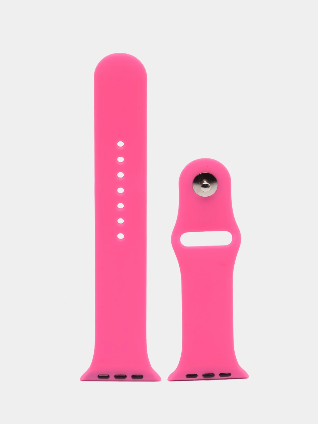 Розовый ремешок для часов Apple Watch X22 Pro, X7, X7 Pro, T200 Plus, M16, HW22, силиконовый