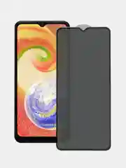 Черный защитное стекло антишпион Samsung Galaxy A12, A03, A03 Core, A03s, A02, A02s, A04, A04S