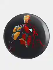 Бронзовый значок, пин на одежду "Супергерои Marvel", 37 мм., круглый, металлический