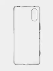 Прозрачный чехол для Sony Xperia 5 V силиконовый ROSCO с защитой камер и от прилипания к корпусу