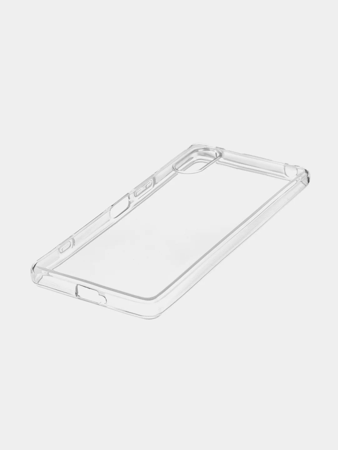 Прозрачный чехол для Sony Xperia 5 V силиконовый ROSCO с защитой камер и от прилипания к корпусу