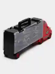 Алый набор игрушечных машинок