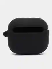 Молочный чехол для беспроводных наушников Apple AirPods 3 / Аирподс 3, с карабином, мультяшный