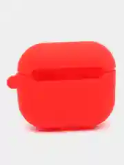Небесно-голубой чехол для беспроводных наушников Apple AirPods 3 / Аирподс 3, с карабином, мультяшный
