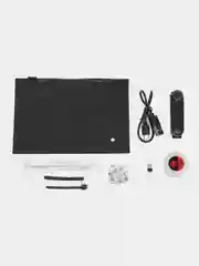 Черный микронаушник Bluetooth VIPBOX 2 в 1, магнитный и капсульный