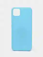 Голубой чехол Realme C11 2020 Реалми С11 2020 силиконовый, цветной, матовый