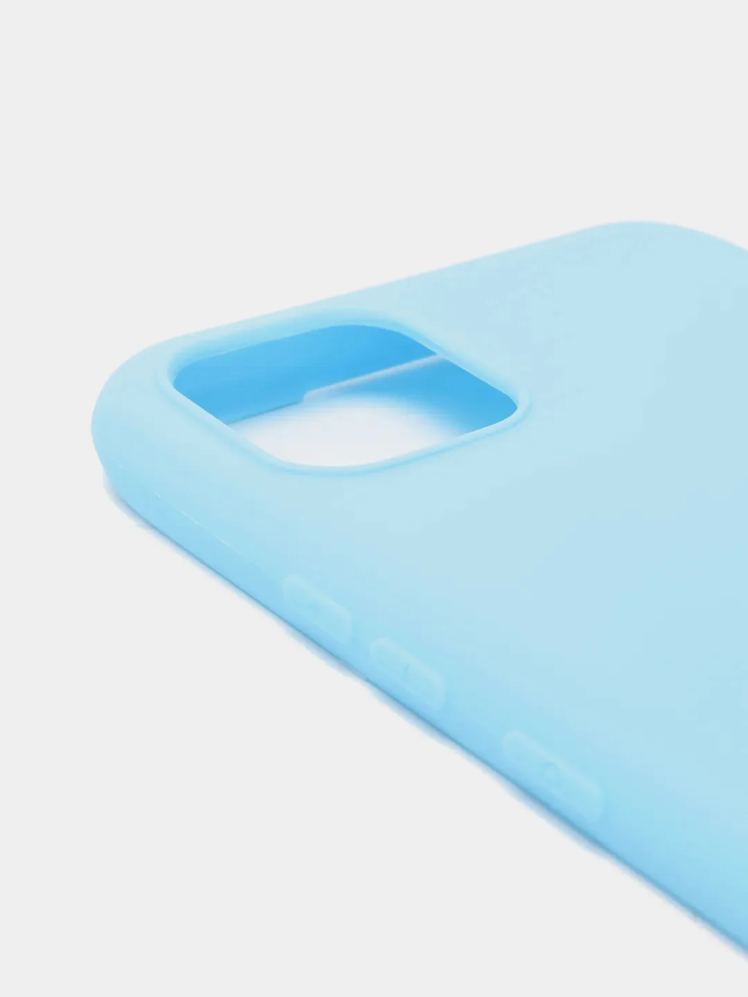 Голубой чехол Realme C11 2020 Реалми С11 2020 силиконовый, цветной, матовый