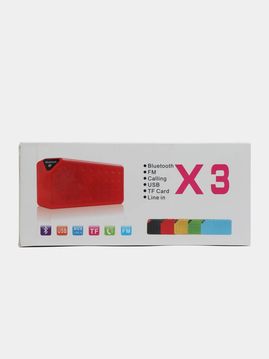 Синий портативная колонка X3