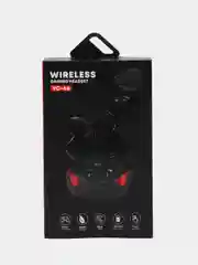 Желтый наушники игровые K55, беспроводные