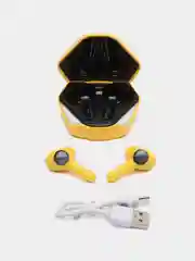 Желтый наушники игровые K55, беспроводные