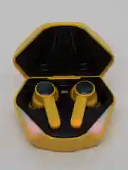 Желтый наушники игровые K55, беспроводные