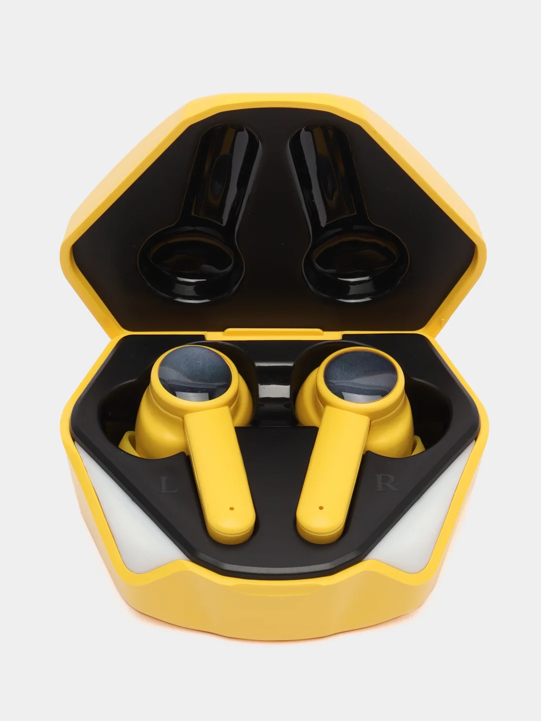 Желтый наушники игровые K55, беспроводные