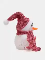 Фигурка новогодняя "Снеговик" светящаяся, светодиодная, игрушка, RGB