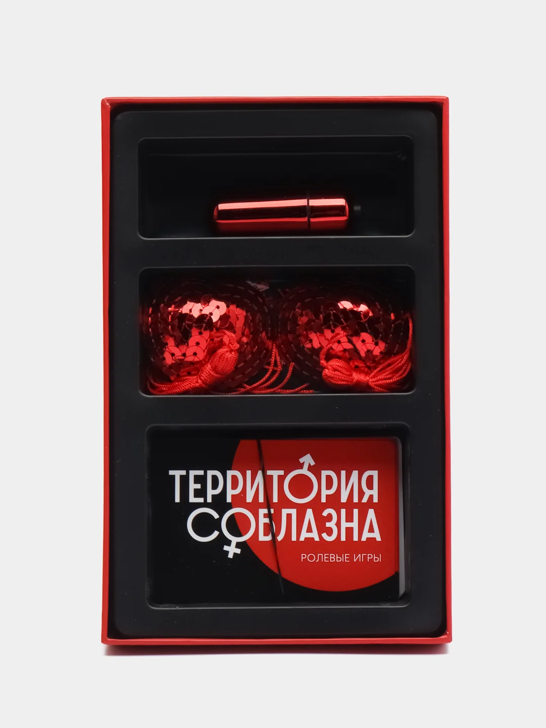 Игра для двоих "Территория соблазна. Ночь фантазий", (30 карт, пэстисы, вибропуля), 18+
