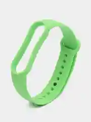 Зеленый силиконовый ремешок для фитнес-браслетов Xiaomi Mi Band 5 и Mi Band 6