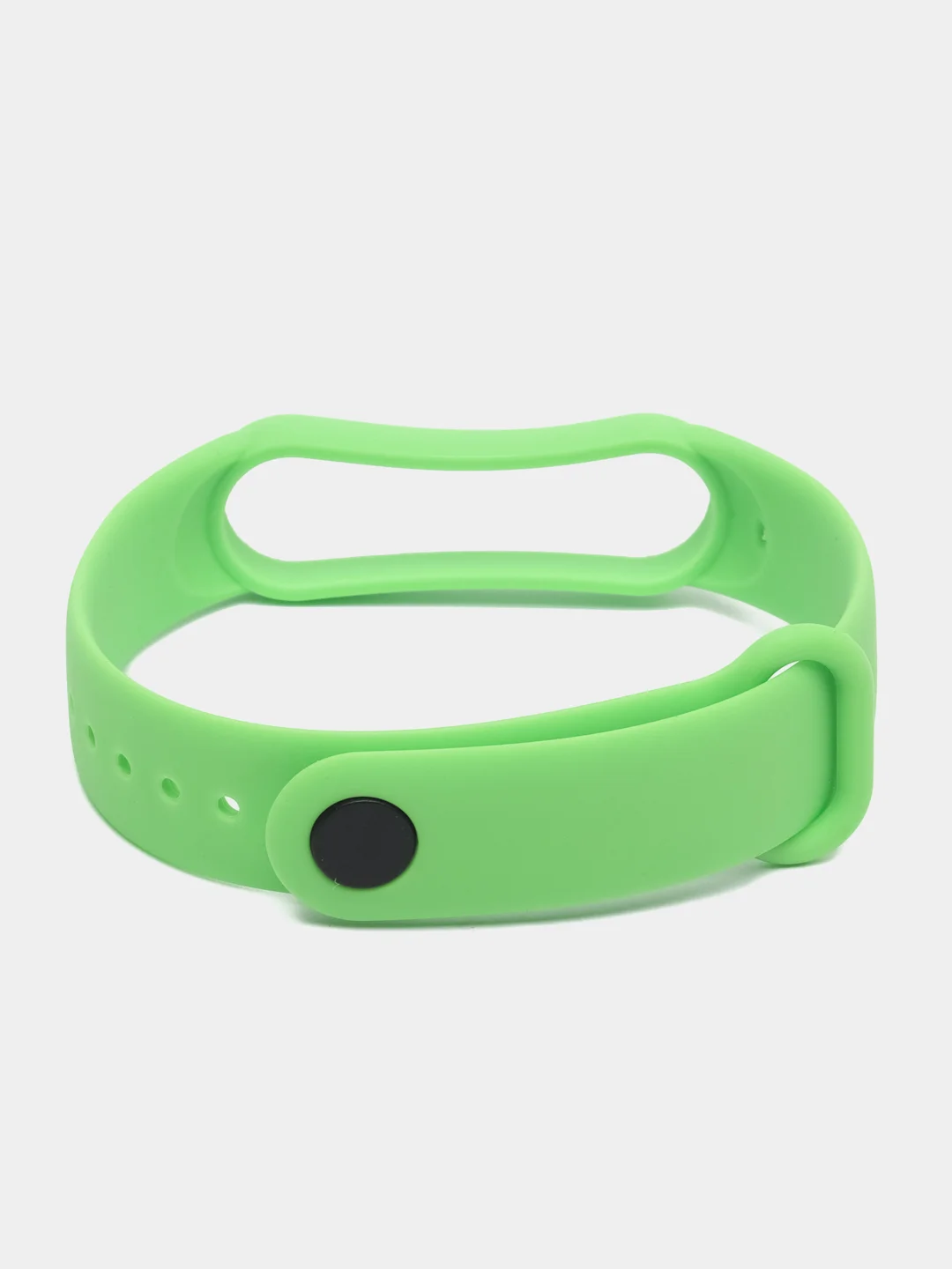 Зеленый силиконовый ремешок для фитнес-браслетов Xiaomi Mi Band 5 и Mi Band 6