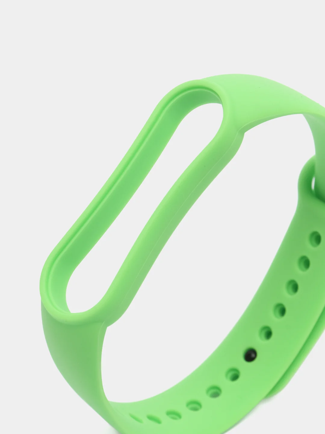 Зеленый силиконовый ремешок для фитнес-браслетов Xiaomi Mi Band 5 и Mi Band 6