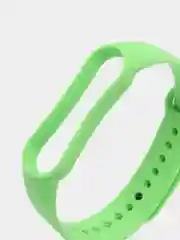 Зеленый силиконовый ремешок для фитнес-браслетов Xiaomi Mi Band 5 и Mi Band 6