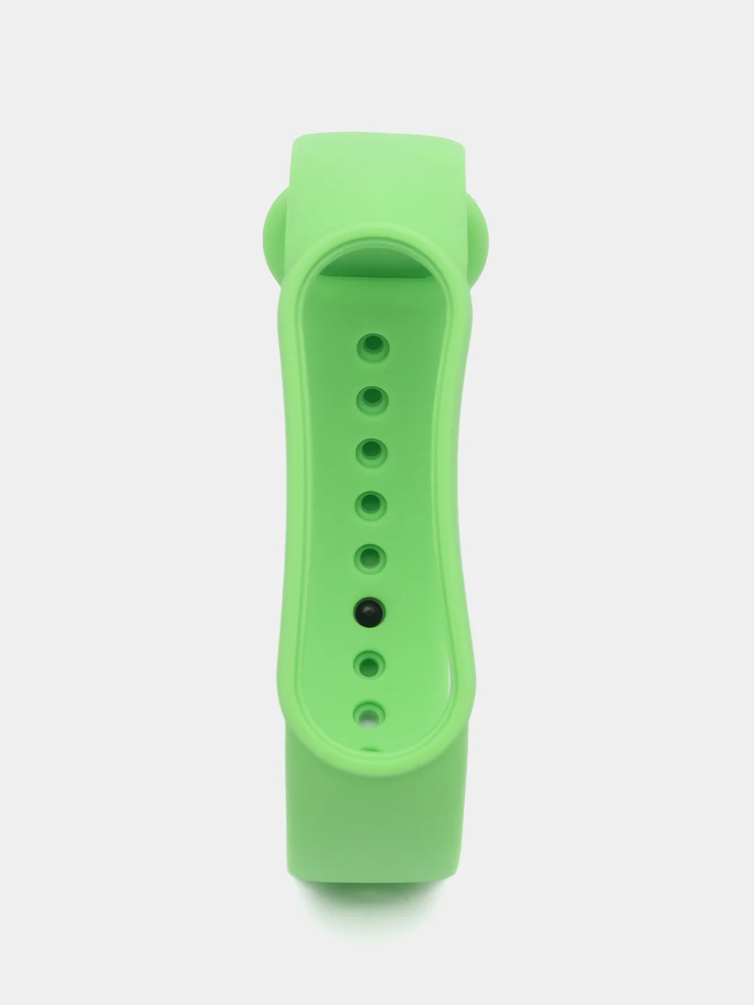 Зеленый силиконовый ремешок для фитнес-браслетов Xiaomi Mi Band 5 и Mi Band 6