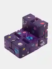 Фиолетовый головоломка бесконечный куб, антистрессовая игрушка