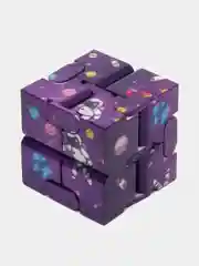 Фиолетовый головоломка бесконечный куб, антистрессовая игрушка