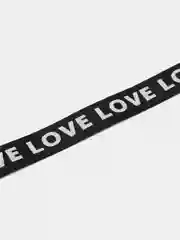 Лента репсовая с надписью LOVE, ширина 20 мм