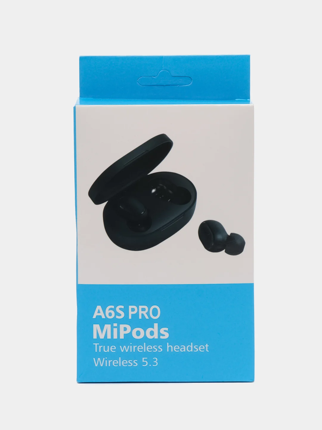 Белый наушники Беспроводные  MiPods A6S   Bluetooth