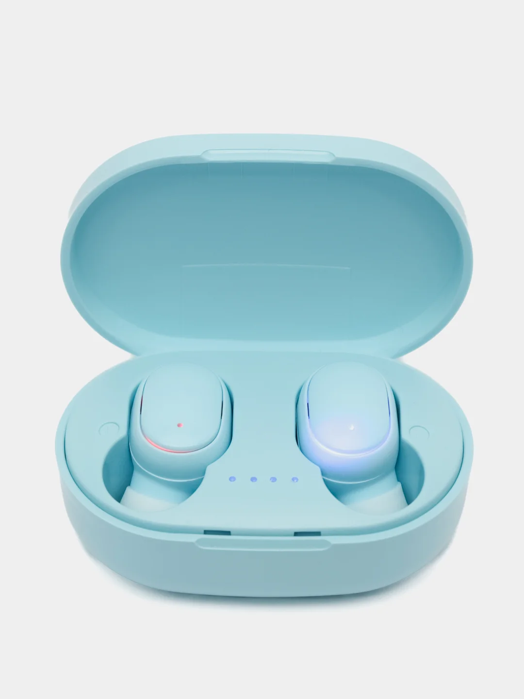 Голубой наушники Беспроводные  MiPods A6S   Bluetooth