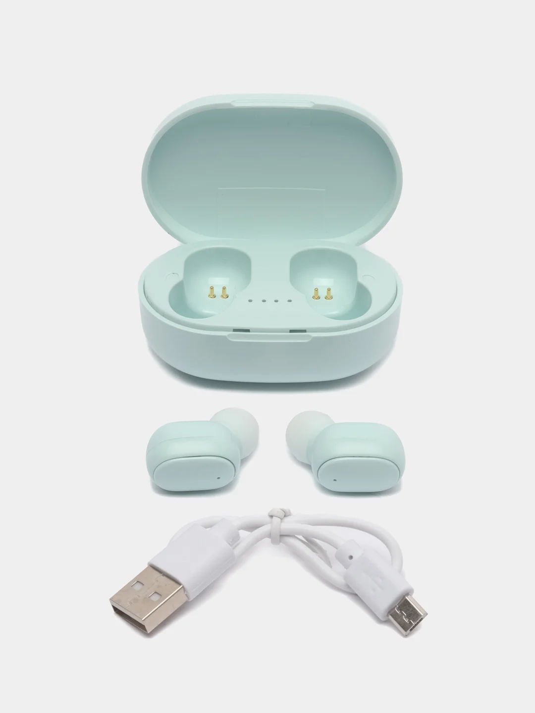Лайм наушники Беспроводные  MiPods A6S   Bluetooth