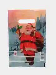 Бежевый меланж пакет полиэтиленовый, новогодний, 2 размера