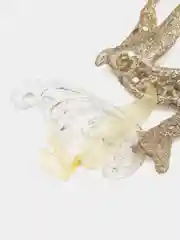 Золотой новогодняя ёлочная игрушка
