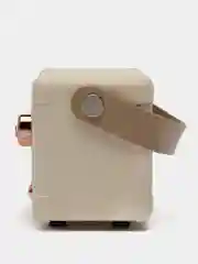 Бежевый колонка портативная с блютуз, Fm, USB, Bluetooth