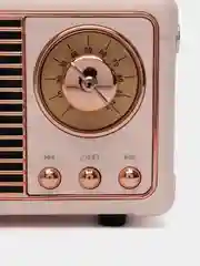 Розовый колонка портативная с блютуз, Fm, USB, Bluetooth