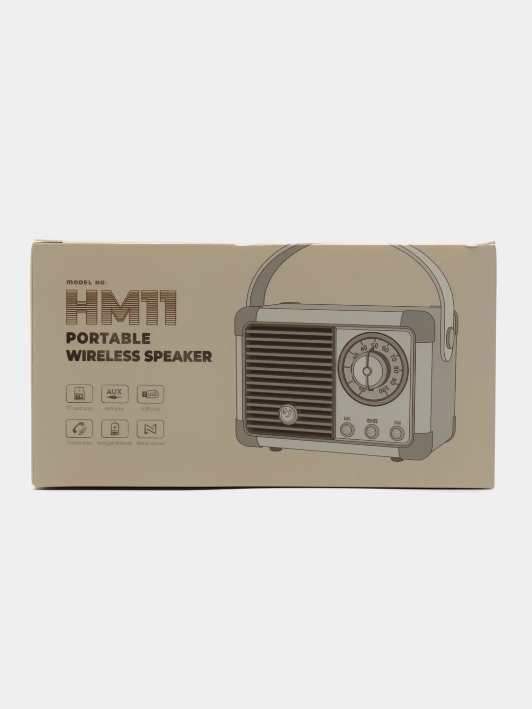 Черный колонка портативная с блютуз, Fm, USB, Bluetooth