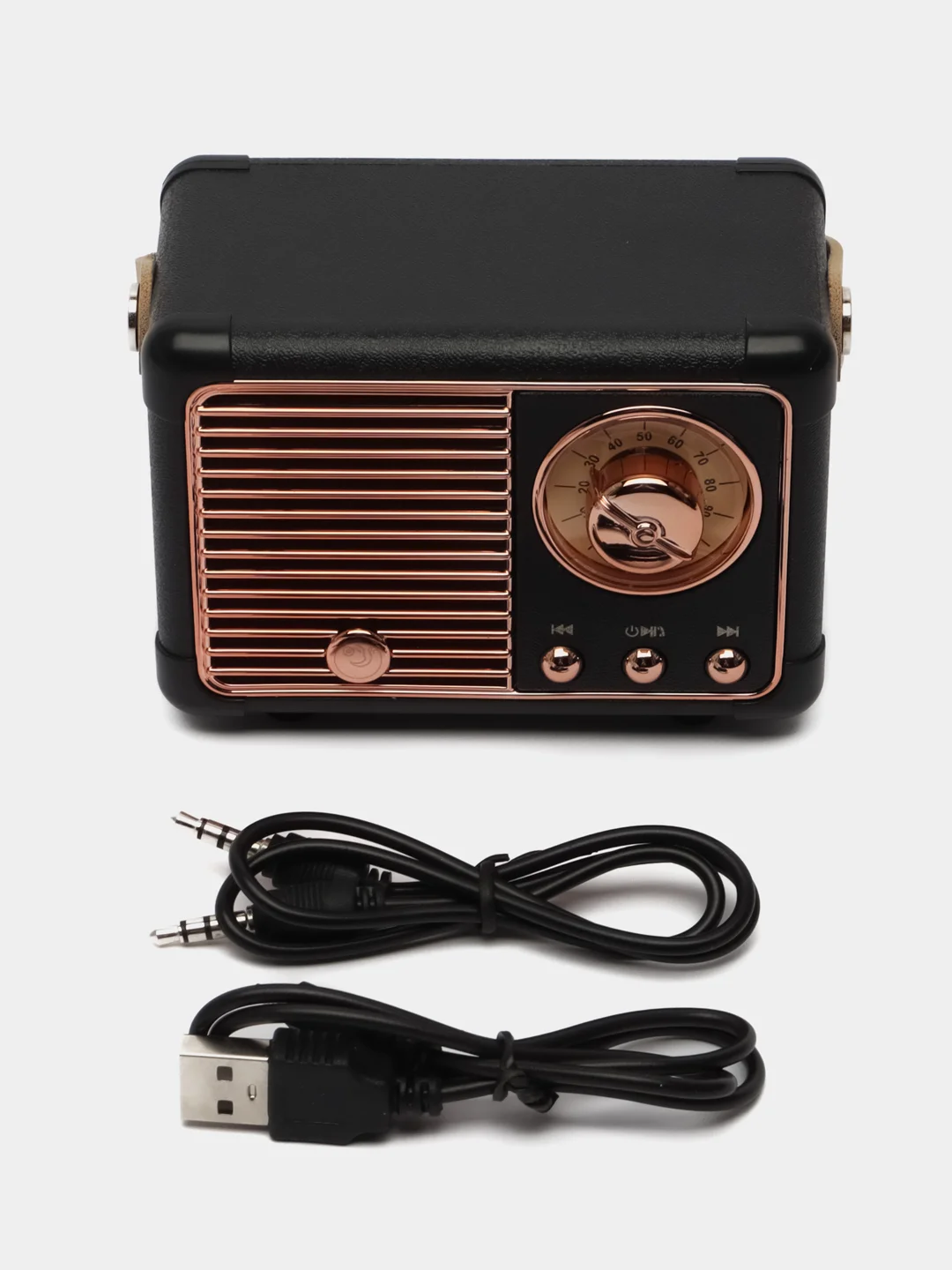 Черный колонка портативная с блютуз, Fm, USB, Bluetooth