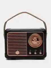 Черный колонка портативная с блютуз, Fm, USB, Bluetooth