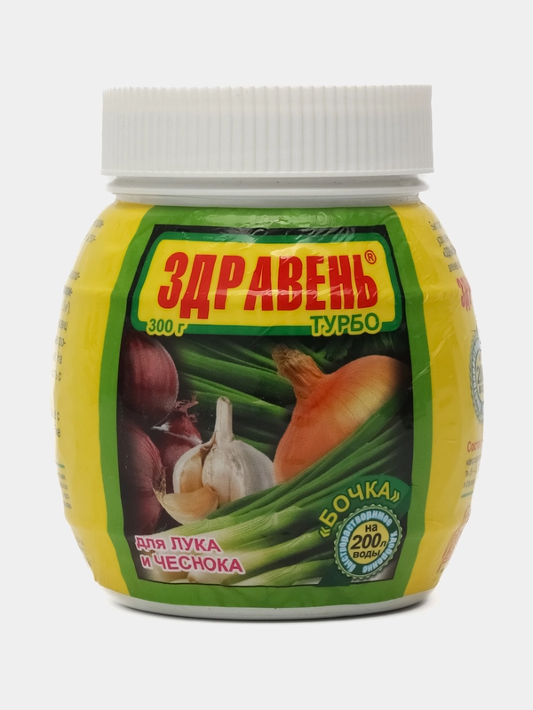 Удобрение для Лука и Чеснока, 300 г, Здравень турбо