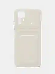 Чехол для Xiaomi Redmi Note 12S (Сяоми Редми Нот 12С), с карманом для карт, прозрачный