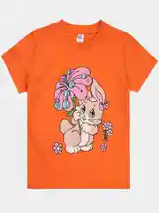 Хлопковая футболка для девочки Bonito