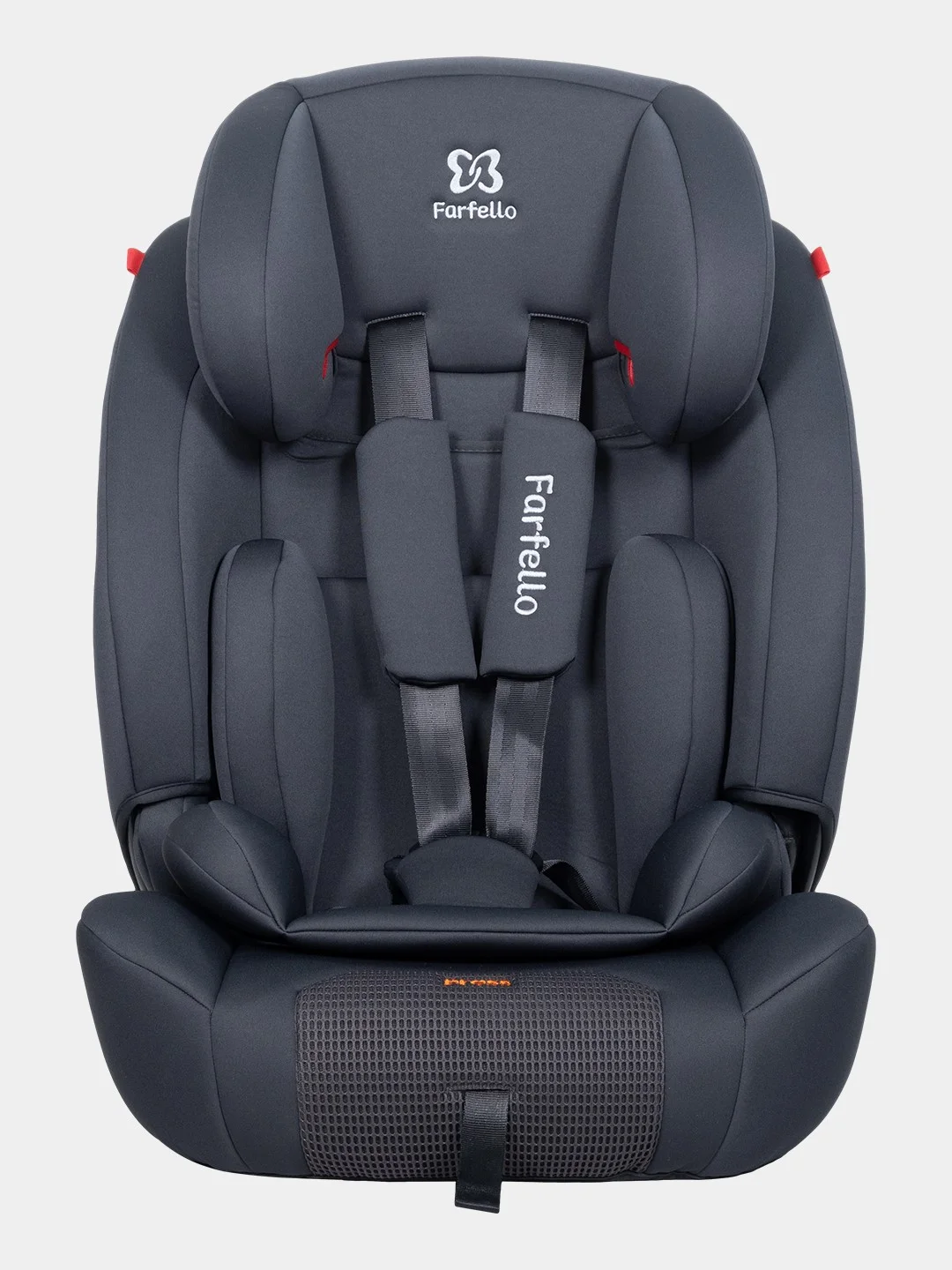 Автокресло детское Farfello YKO-921N, серое, группа I/II/III, 9-36 кг