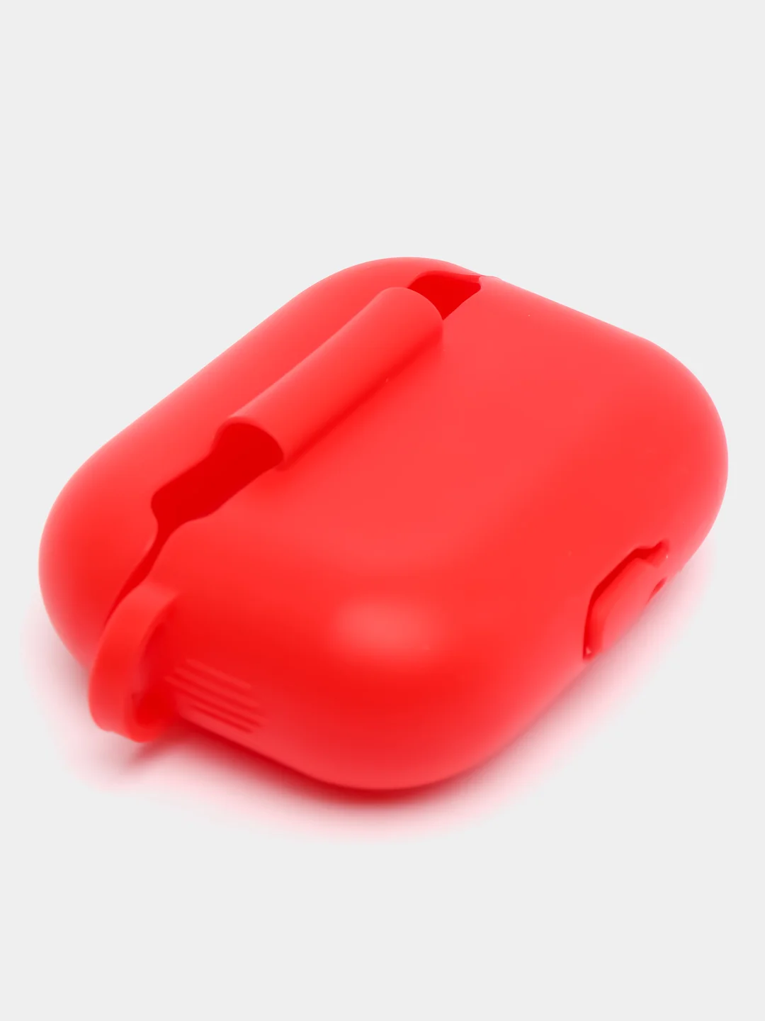 Красный силиконовый чехол для Airpods Pro, Airpods 2, Airpods 3