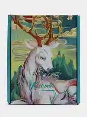 Коричневый калимба 17 нот / музыкальный деревянный инструмент на 17 нот / до мажор