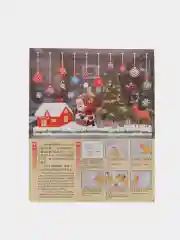 Кораллово-розовый новогодние электростатические наклейки на окна, ПВХ