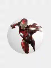 Лимонный значок, пин на одежду "Супергерои Marvel", 37 мм., круглый, металлический