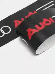 Алый комплект защитных наклеек на пороги в автомобиль, по маркам