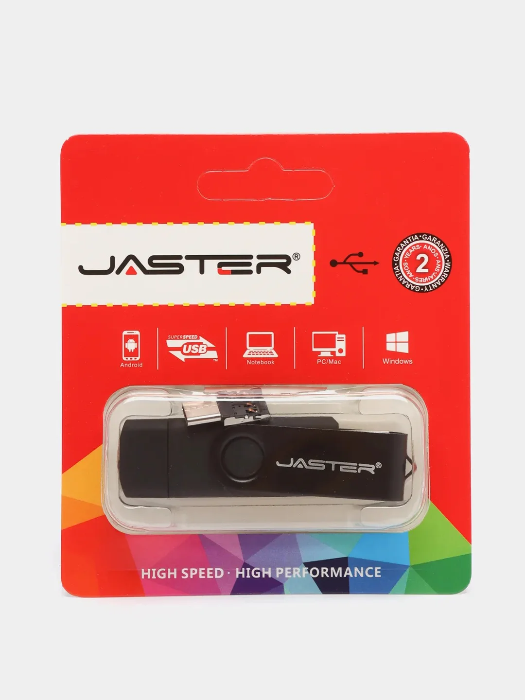 Черный usb флеш-накопитель 3 в 1, Jaster 4, 16, 32,64 Гб флешка 3 в 1.для телефона и пк