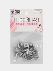 Кобурный винт d = 6,5, 7,5 мм, 10 штук, цвет серебряный