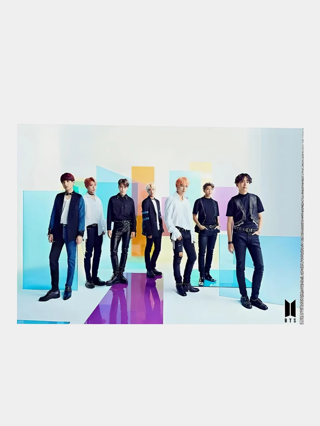 Зеленый плакаты BTS K-POP постеры